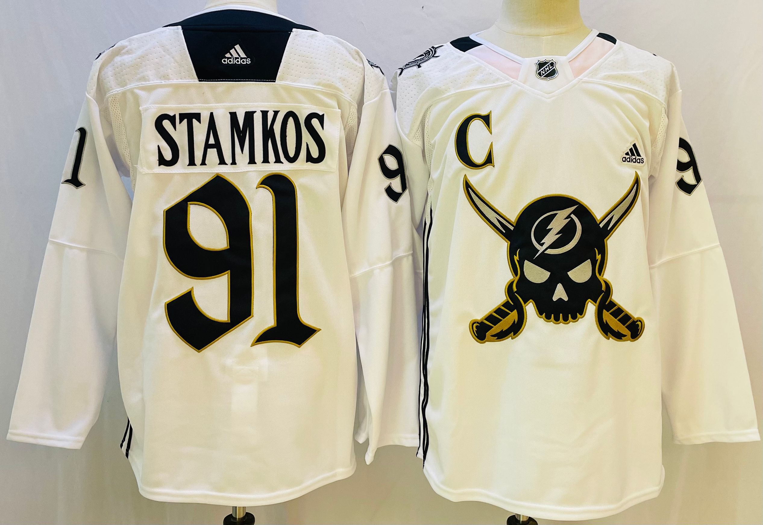 Men Tampa Bay Lightning #91 Stamkos White 2026 Adidias NHL Jersey style 001->tampa bay lightning->NHL Jersey